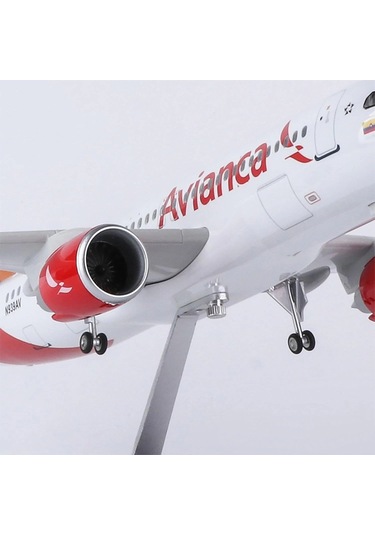 1/80 Ölçek Airbus A320 Neo Avianca Airlines 47 Cm Model Uçak