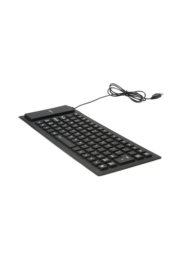 Carrier 85 Tuş Katlanabilir Esnek Rulo Usb Kablolu Silikon