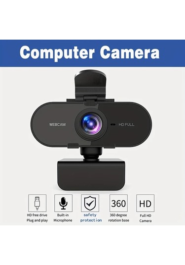 Chuangyinshop Full Hd 1080p Pc Webcam Bilgisayar İçin Ağ Kamerası