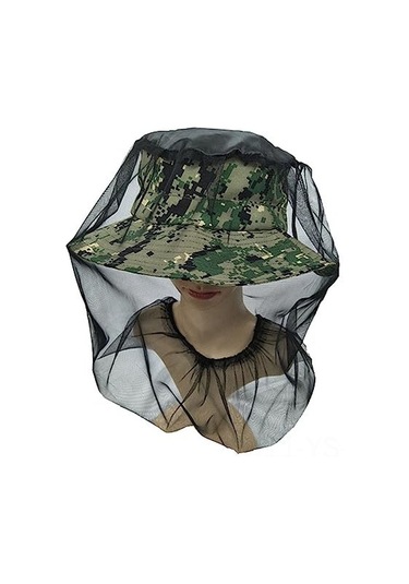 Yunboo Dış Mekan Balıkçılık Güneşten Koruma Şapka, Tozluğundan Ve Arıdan Koruma Ağı, Nane Desenli Nefesli Mesh Kapağı Çok Renkli