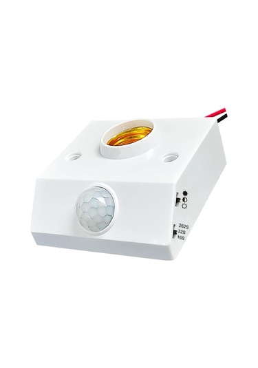 Ayt Ledx Dy-102 Abs 360 Pır Harekete Duyarlı Sensörlü E27 Duy Aparatı Zaman Hasasiyet Ayarlı
