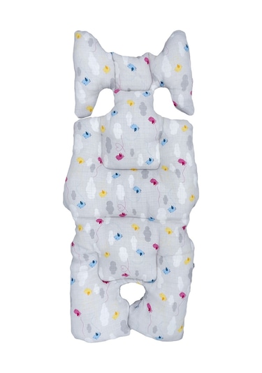 Ezh Collection 8011 Müslin Puset ve Oto Koltuğu Minderi Gri