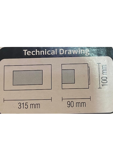 Mango-3 E27 Duy Ip44 Krom Duvar Aplik Siyah