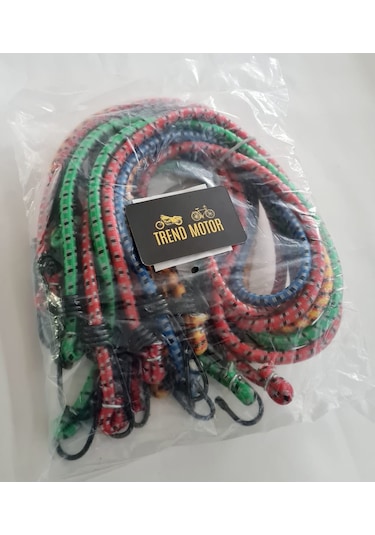 Kancalı Bagaj Gergi Lastiği 10mm Kalınlık X 100 Cm - 10 Adet