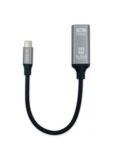 Hi-link 8k 60hz Usb-c To Hdmı Çevirici - Macbook, İpad Ve Windows Uyumlu