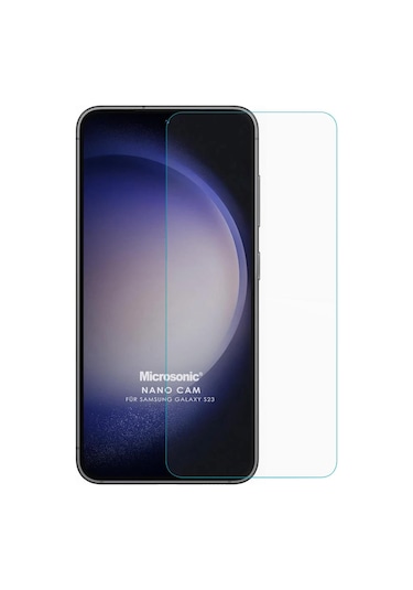 Microsonic Samsung Galaxy Uyumlu S23 Nano Glass Cam Ekran Koruyucu