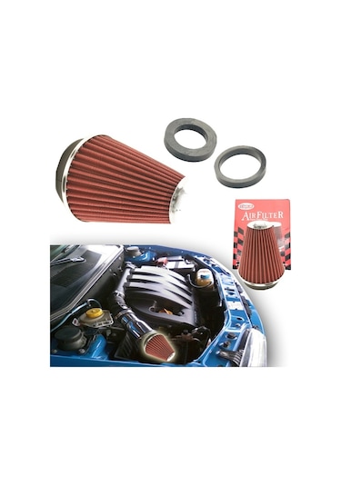 Hava Filitresi Tuning 2 Aparat Krom Kırmızı