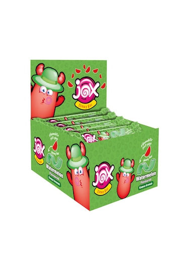 Jox Karpuz Aromalı Yumuşak Şerit Şekerleme 7 G x 60 Adet 1 Kutu