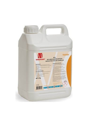Worldchem Bulaşık Makineleri için Yıkama Şampuanı Mtc200 5 KG