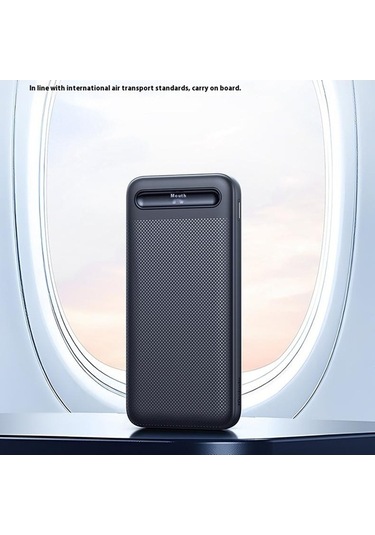 Tongxida Mcdodo Mc-4420 10.000mah Küçük Güç Bankası Dijital Ekranlı Harici Şarj Cihazı Siyah Siyah