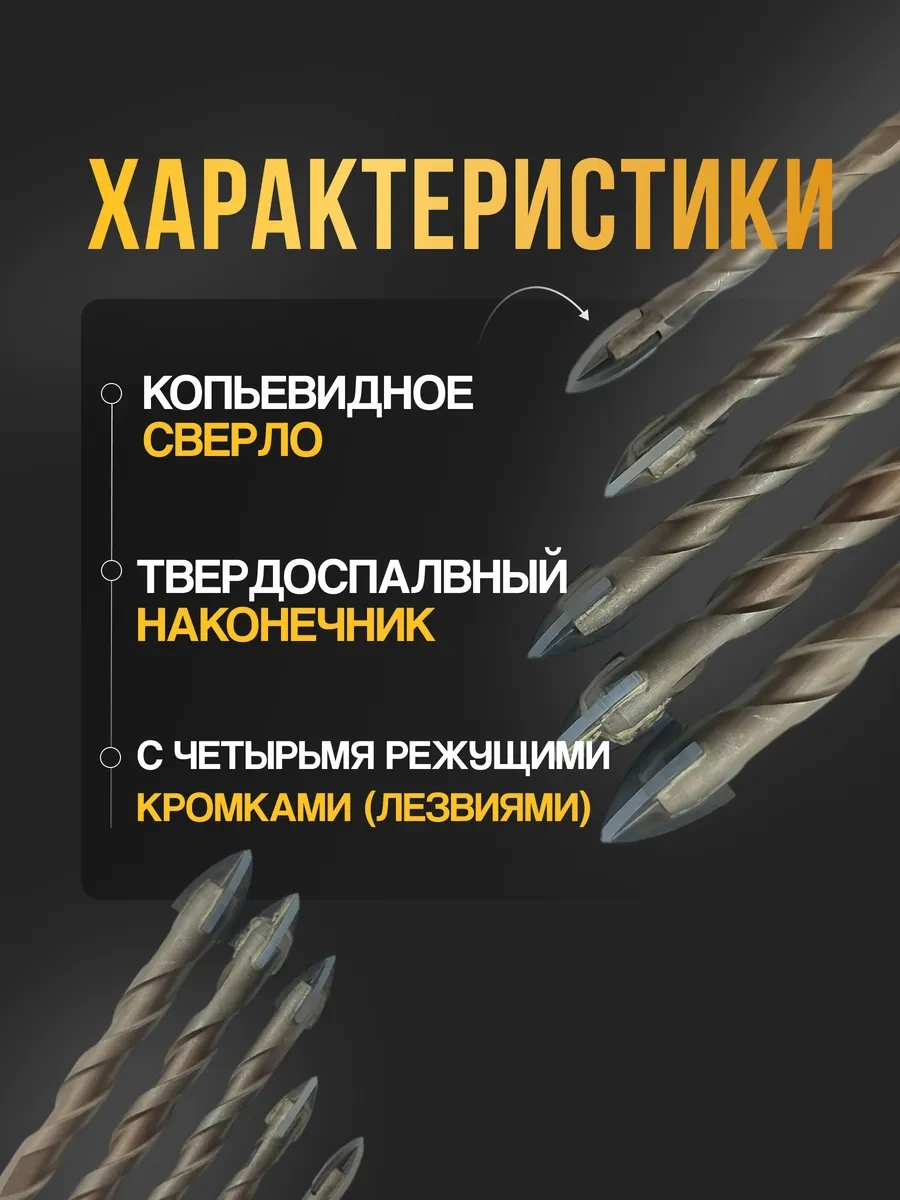 Seramik, Fayans Ve Cam İçin Matkap Ucu Seti 413681007