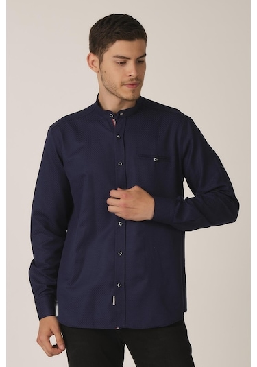 Alexander Gardi Alexandergardı Katlanabilir Kol Regular Fit Gömlek (E21-32502)