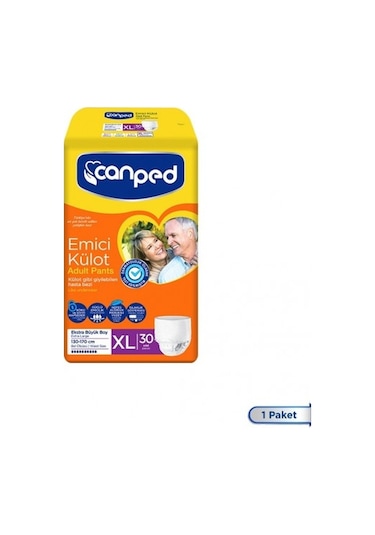 Canped Emici Külot Hasta Bezi XL 30'lu