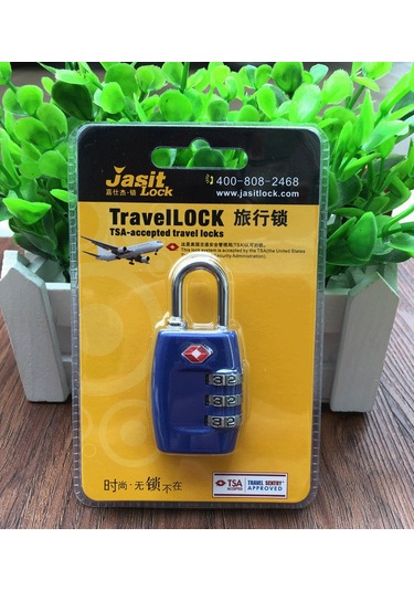 Suofeng Yüksek Dayanıklı Pc Malzemeden 3 Haneli Şifreli Çanta Kiliti - Tsa Onaylı, Siyah