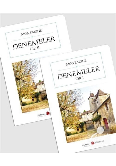 Denemeler 2 Cilt Cep Boy Tam Metin / Michel De Montaigne