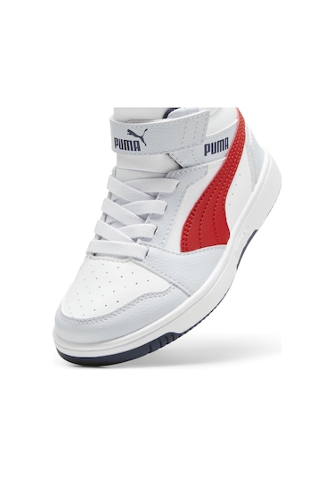 Puma Rebound V6 Mid Ac+ Ps Çocuk Sneaker-gümüş Gümüş