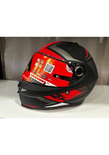 Mt Helmets Mt Revenge 2 S Hatax B5 Motosiket Kaskı Mat Kırmızı