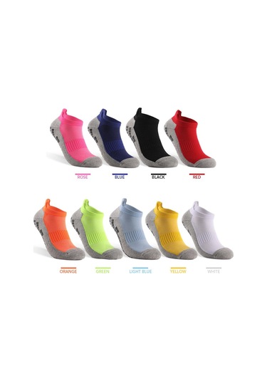 Siyah Kaymaz Futbol Çorapları Spor Ayak Bileği Çorap Atletik Düşük Kesim Çorap Açık Spor Nefes Hızlı 3 Çift Çorap