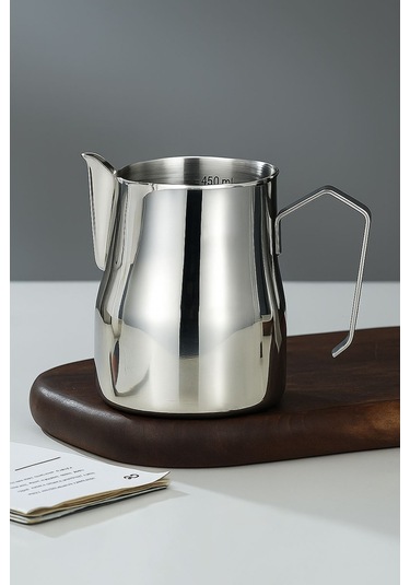 Çelik 500 Ml Kahve Süt Köpürtme Potu Sütlük Pitcher Mt191