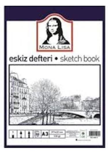 Mona Lisa A3 Eskiz Defteri 120 G 50  Yaprak