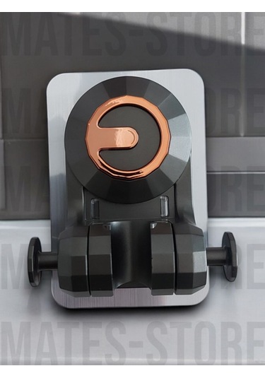 Lüks Duş Başlığı Askısı Yapışkanlımafsal Gri Gri