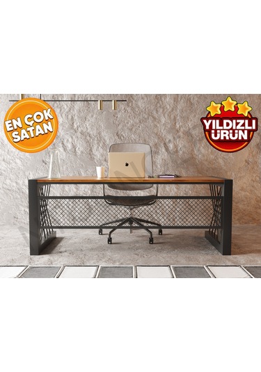 Ntconcept Asya Masif Ağaç Ofis Ve Çalışma Masası