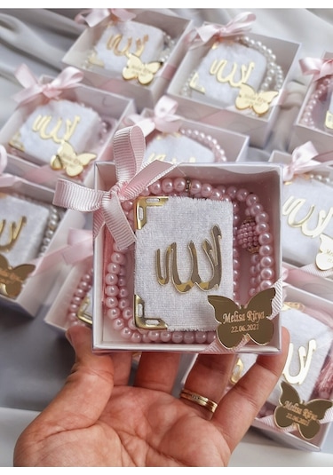 Mini Kuran Tesbih 20 Adet Hediye Söz Nişan Sünnet Haç Hediyesi