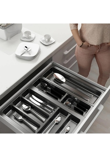 Mutfak Çekmece Içi Kaşıklık Düzenleyici 54 cm X 48 Cm (yanlar Ve Boydan 4,5 cm Kesilebilir)