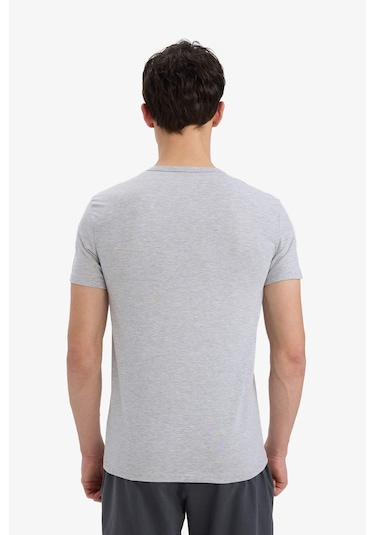 DeFacto Slim Fit Dar Kesim Bisiklet Yaka Üst L4885AZ25SPGR210 DeFacto Slim Fit Dar Kesim Bisiklet Yaka Üst L4885AZ25SPGR210
