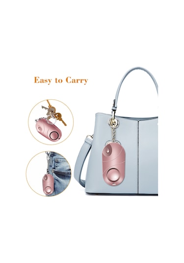 Kişisel Alarm 120-130db Güvenli Ses Acil Kendini Savunma