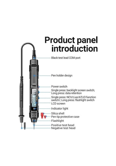 Sandwich Türkçe Optimize Edilmiş Ürün Başlığı: A3005 40 Megohm Yanayı Önleyici Yüksek Hassasiyetli Dijital Evrensel Ölçer Stan Diğer