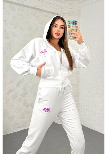 Koza Butik Kadın Barbie Baskılı Eşofman Takımı 3861-24 001