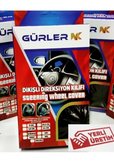 Opel Vectra D Kasa Uyumlu Alkantara-Karbon Dikmeli Direksiyon Kılıfı Gri Yüzüklü