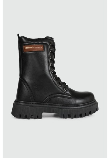 Ayakkabımood Wnt 5144 Termo Taban Kız Çocuk Bot Siyah