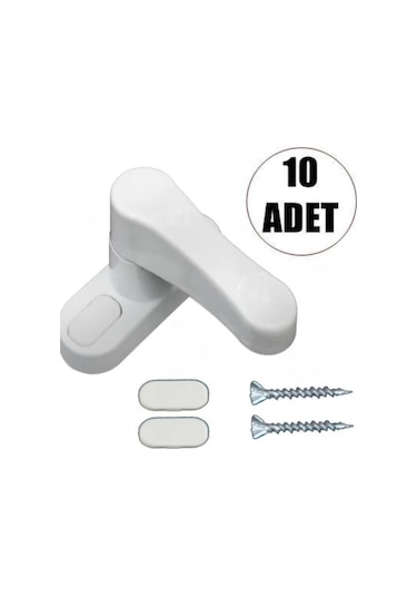 10 Adet Pvc Pencere Kapı Pimapen Kilidi Çekmeli Emniyet Kilidi