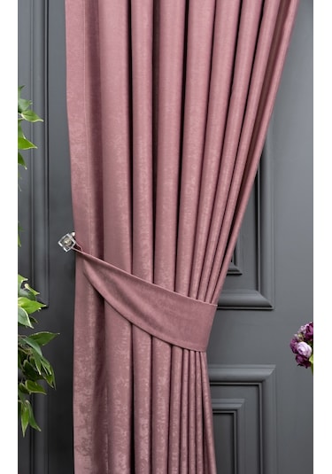 Taç Soft Gül Kurusu Fon Perde Gülkurusu