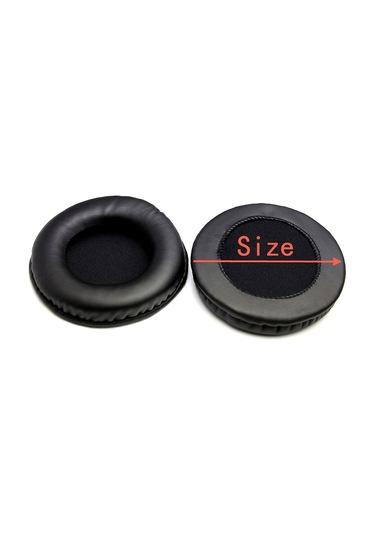 Geeksen Sennheiser/panasonic/sony Bazı Kulaklık Modelleri Kulaklık Aksesuarları Kulaklık Yedek Seti Bir Çift 65mm Siyah Siyah
