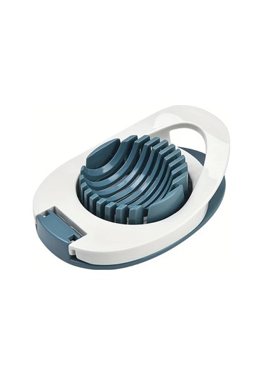 Honeybeeshop Blue Paslanmaz Çelik Yumurta Dilimleyici Mutfak Aleti Ev Restoran Kullanımı mavi