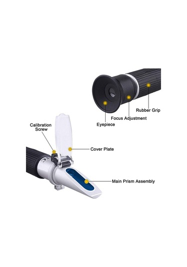 0-80% V/v Taşınabilir Alkol Refraktometre Atc Refraktometreler Aletler Likör Alkol