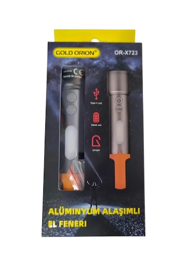 El Feneri X723 Cb-x723 Taktik Feneri Askeri Meşale Çok Renkli