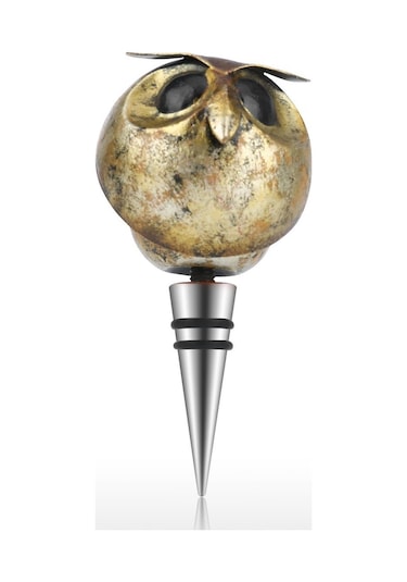 Jms Tooarts Baykuş Tıpa Şarap Şişesi Tıpa Demir Malzeme Hava Geçirmez Mühür Dekoratif Şampanya