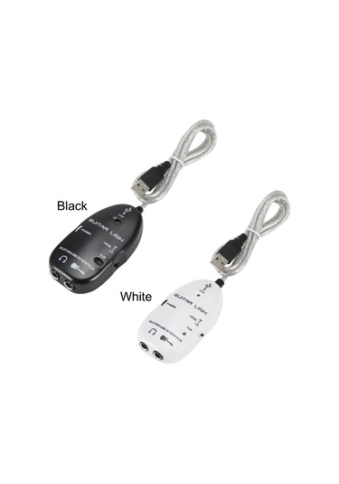 Geeksen Usb Arayüz Bağlantı Kablosuna Adaptör Veya Pc/bilgisayar İçin Kaydedici Bağlantısı Siyah