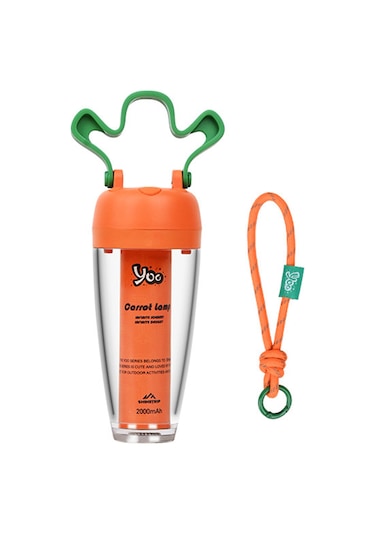 Kosona Aile Kampı İçin Yoo Serisi Havuç Şeklinde Fener, Uzun Pil Ömrü, Çok Seviye Ayar, Manyetik Özellikli, Ipx4 Su Geçirmez, Abs+pc Malzeme Çok Renkli