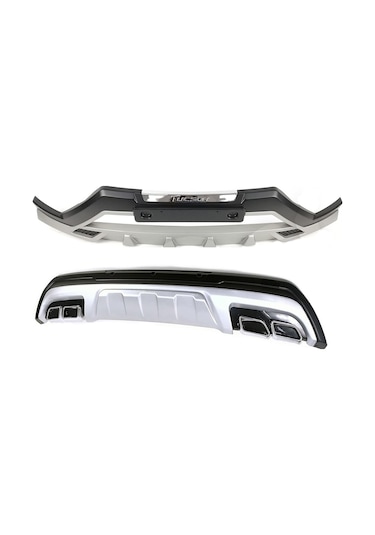 Türkmen Hyundai Tucson Ön Arka Tampon Koruma Difüzör 2015-2017 Ar