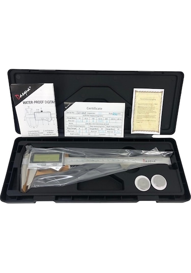 Dasqua 200Mm Su Geçirmez Dijital Kumpas Geniş Ekran 2610-8110