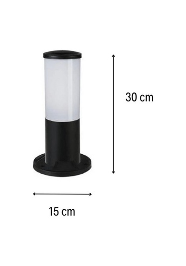 Huzur Elektrik Bollard Direk 30cm Aydınlatma Armatürü 13400