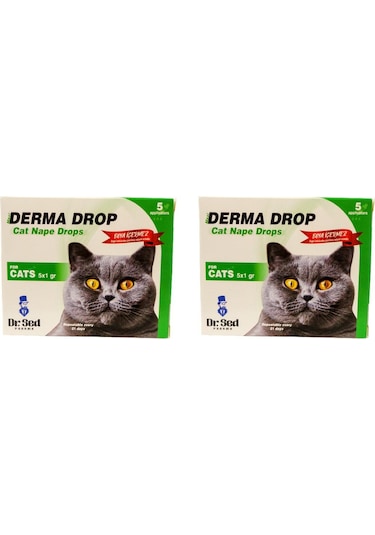 Derma Kedi Dış Parazit Damla  2 Kutu