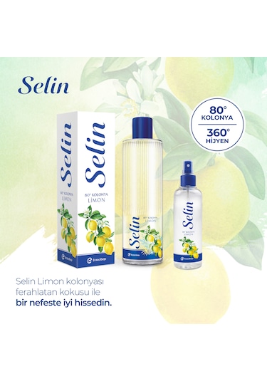 Selin Limon Kolonyası Sprey 12 x 50 ML