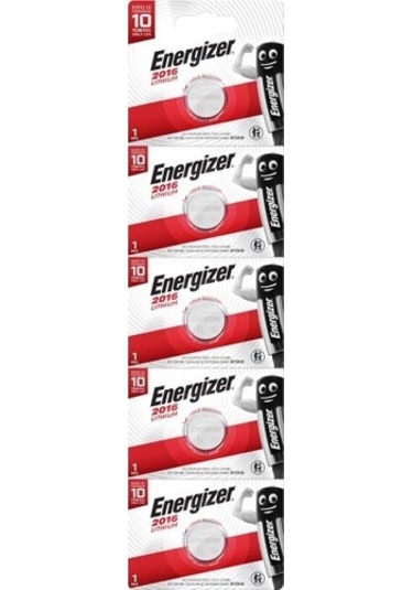 Energizer Cr2016 3v Lityum Pil 5'li Paket