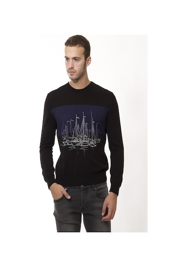 Yeni Zegna Erkek Siyah Triko (469833070) Beyaz